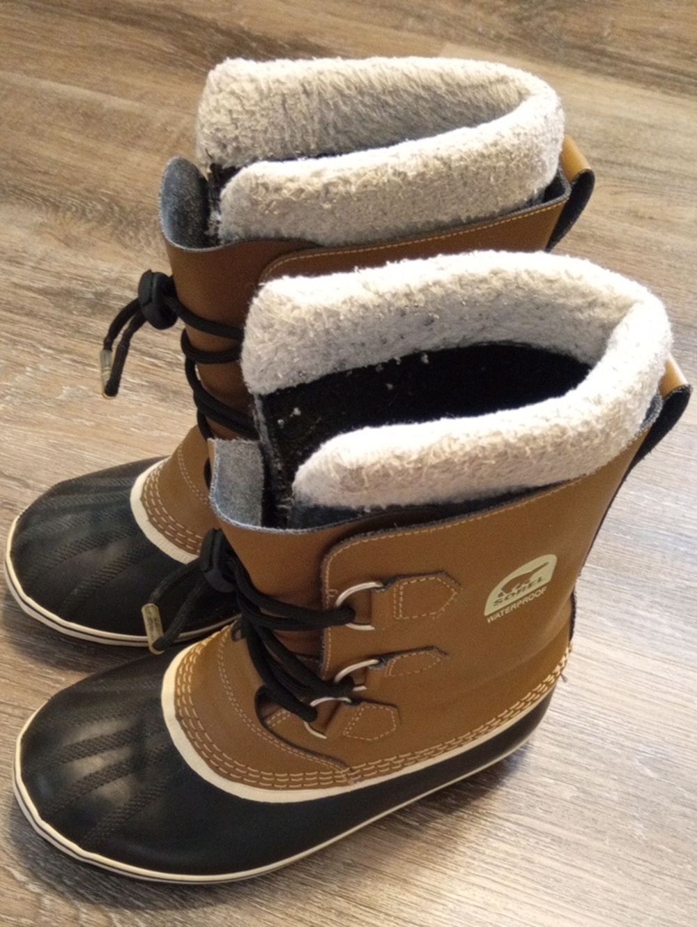 Sorel Kids Waterproof Snow Boots Plush Removable Fleece Lining Size 5